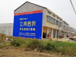 富宁农村墙体广告在不同形式上面展现的不同特色
