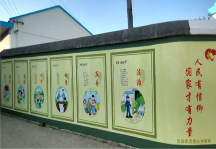 富宁文化墙施工攻略