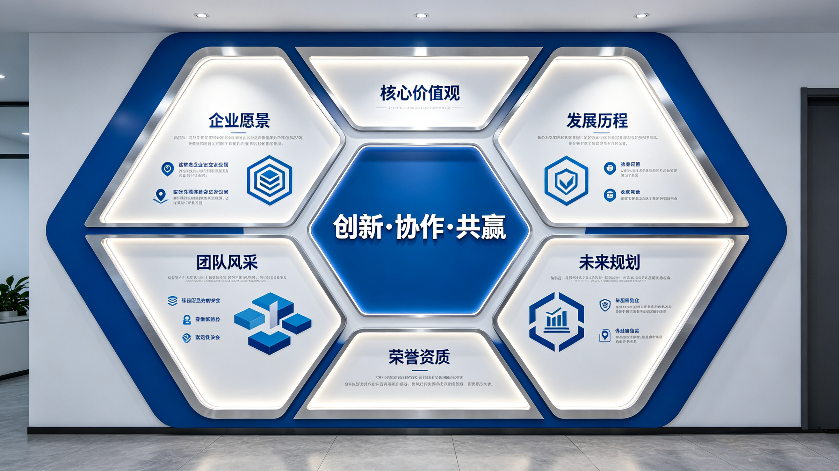 富宁企业文化墙六边形避坑指南（新手常犯5个错误）